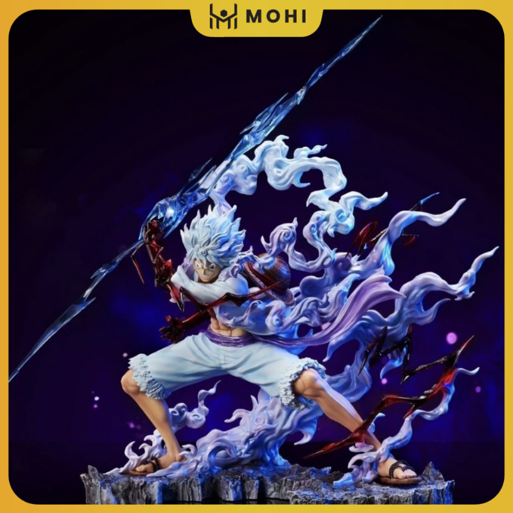 Mô hình OnePiece - Mô hình Luffy Gear 5 - Hiệu ứng sét đỏ