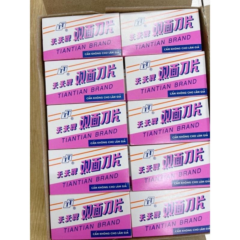 1 Hộp 200 lưỡi lam Tian Tian Đen