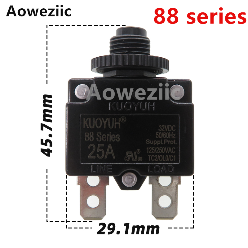 【Storewide Sale】 88 Series Breaker Current Overload Protector 3A-22A