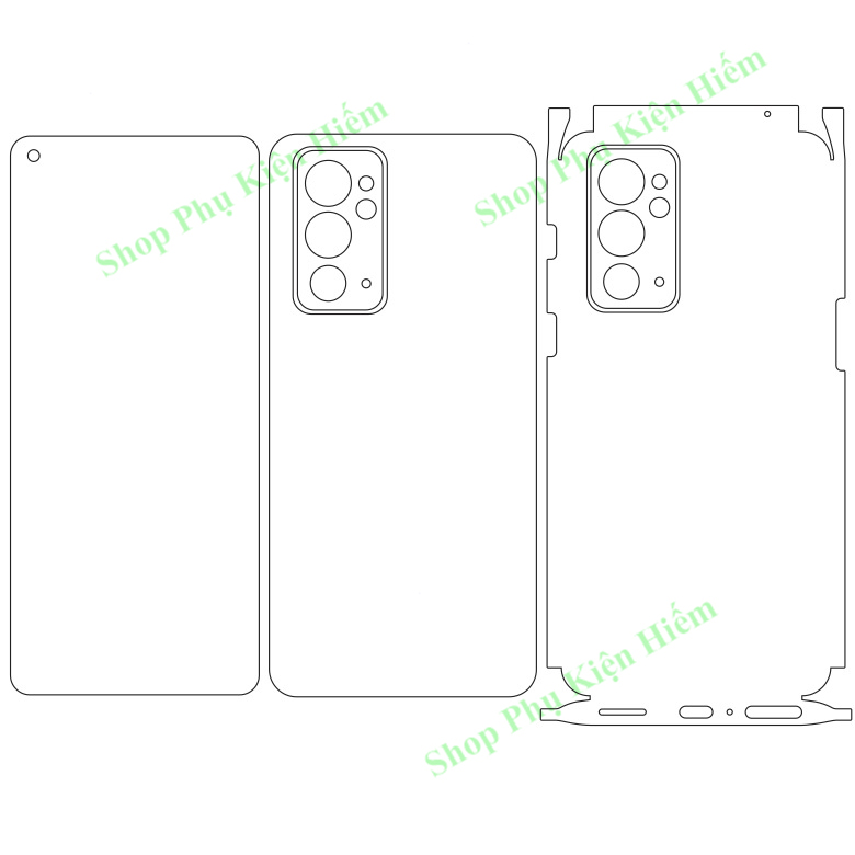 Dán dẻo PPF Oneplus 9RT – Tặng dán khung camera