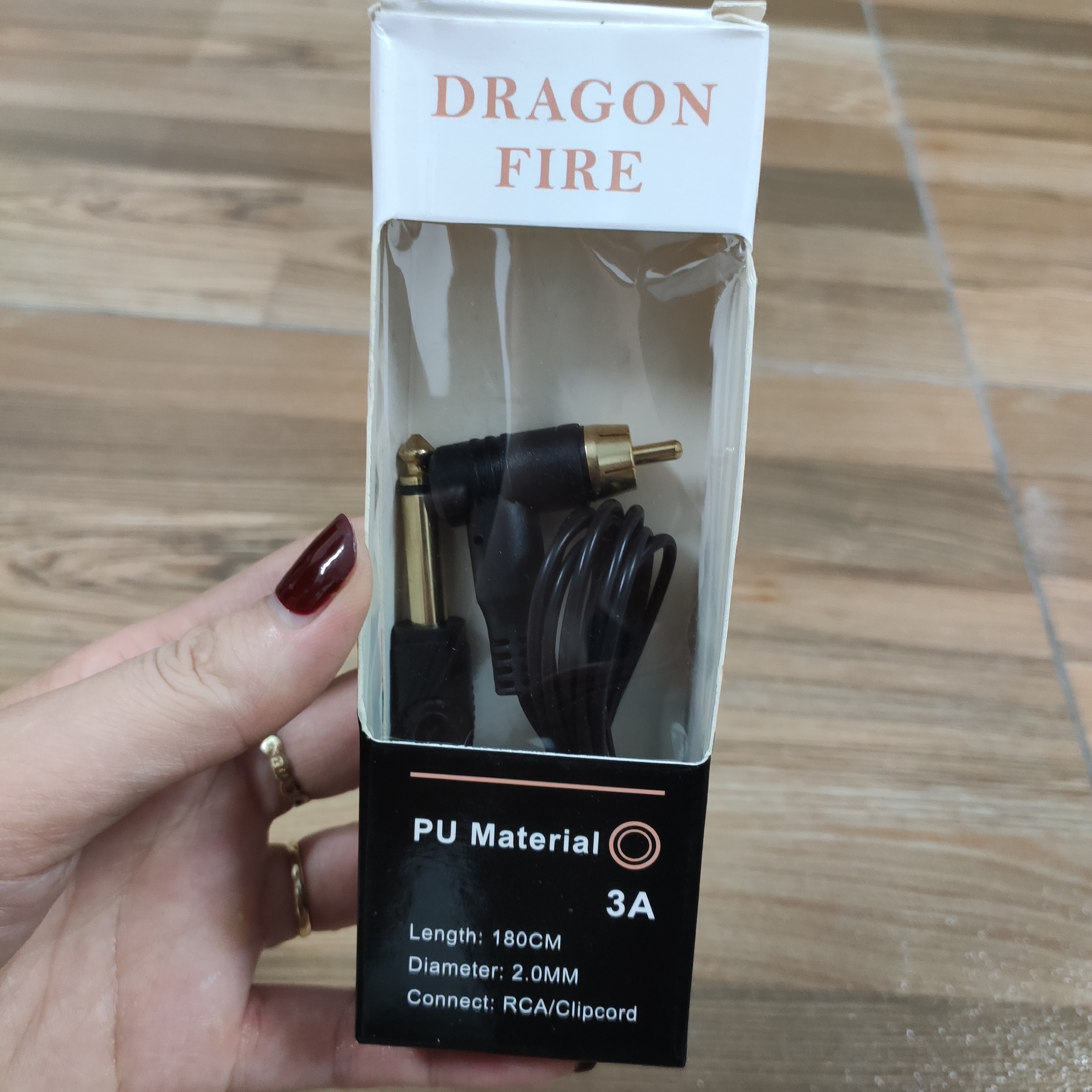 Dây rắc máy xăm RCA Dragon Fire