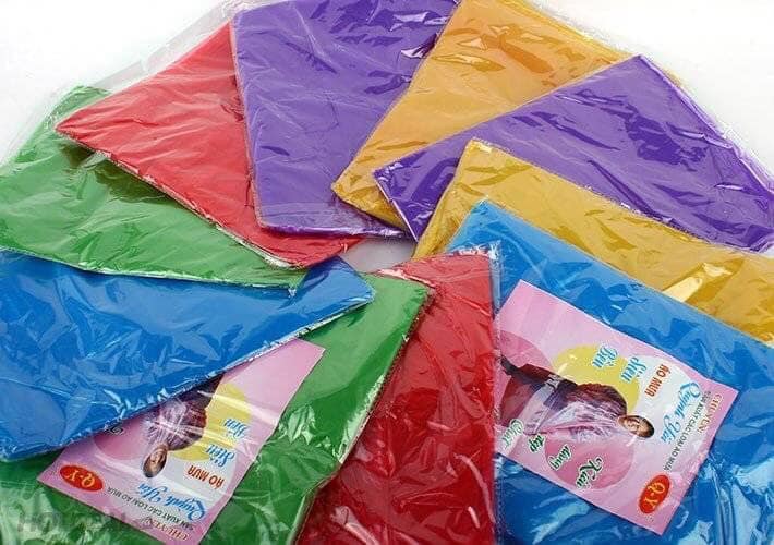 Sét 10 áo) áo mưa giấy siêu dai sử dụng nhiều lần
