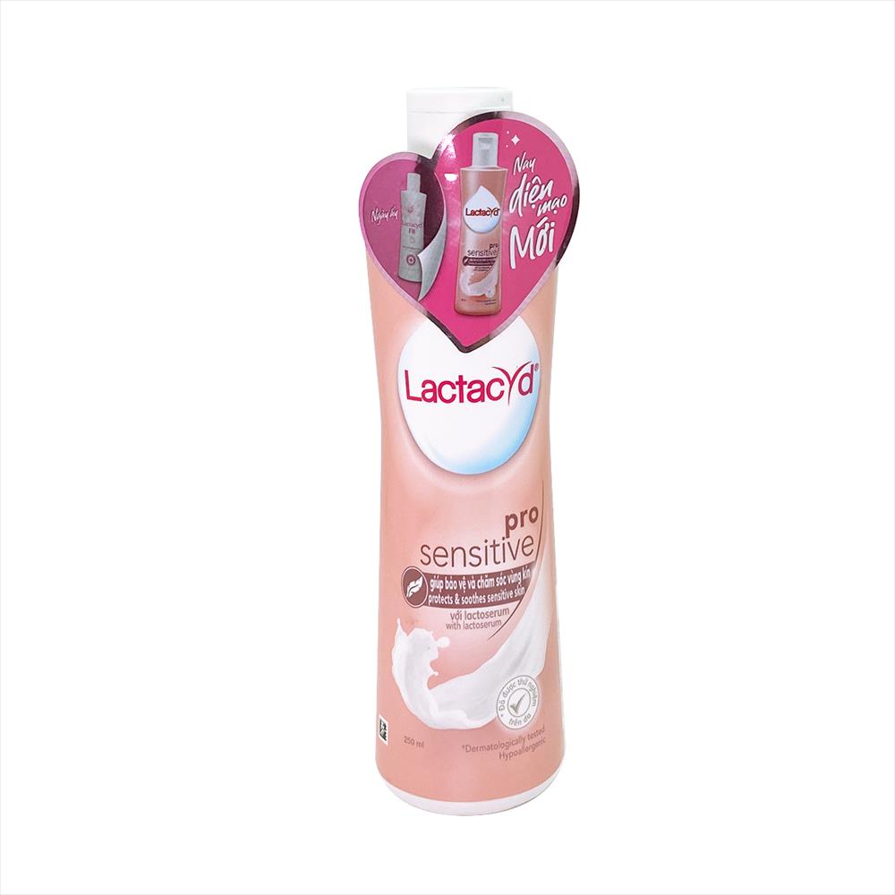 DUNG DỊCH VỆ SINH LACTACYD PRO SENSITIVE CHAI 250ML