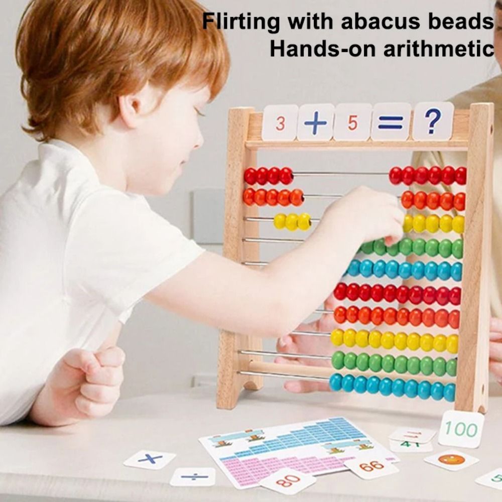Calculation Bead Calculating Beads Wooden Educational Counting Toy ...
