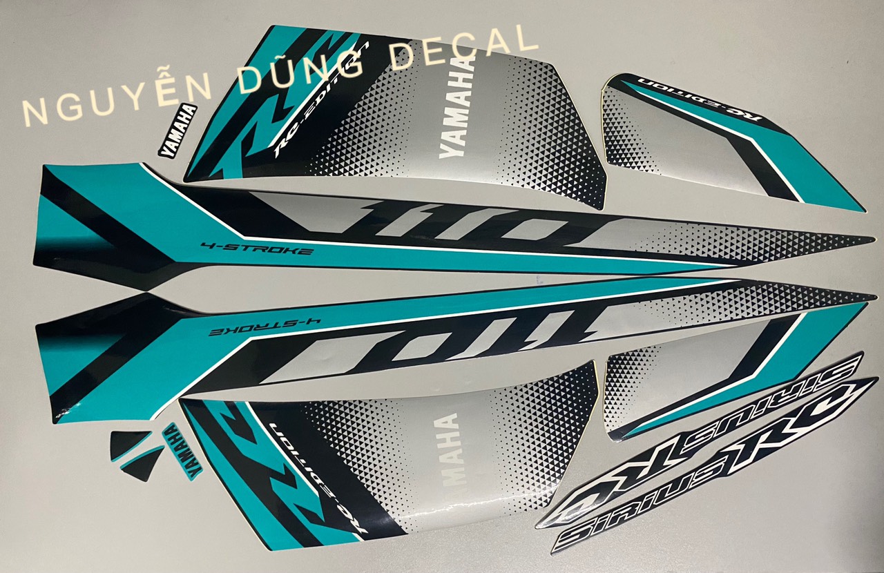 Tem Sirius RC màu xanh ngọc ( xanh lục bảo ) đời 2018