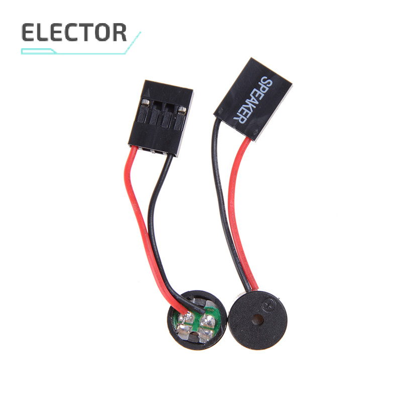Elector 2 chiếc loa cắm mini cho bo mạch chủ máy tính PC còi báo động tiếng bíp
