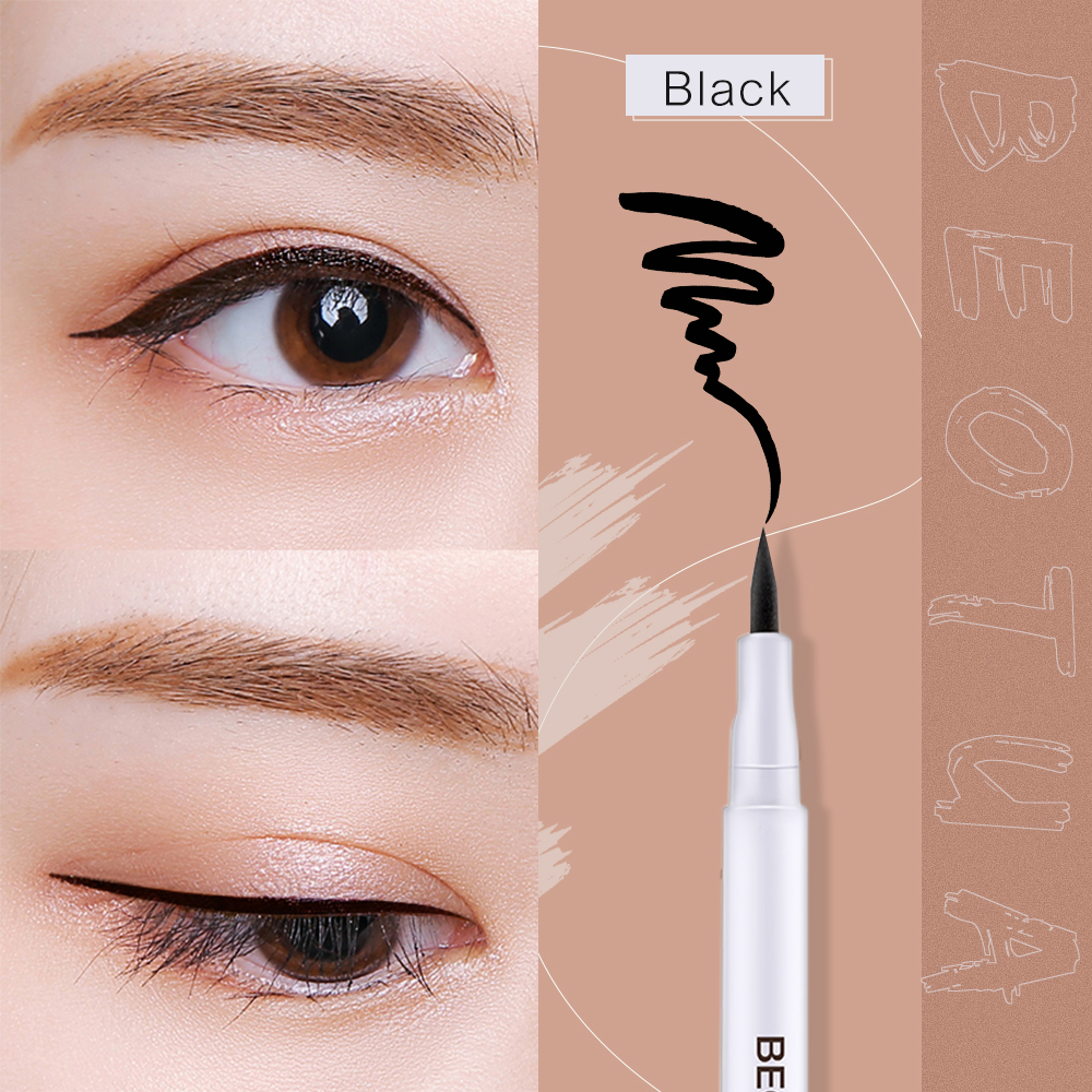 Black Liquid Eyeliner Long-lasting Waterproof Quick-dry Eye Liner Pencil Makeup Beauty Tools