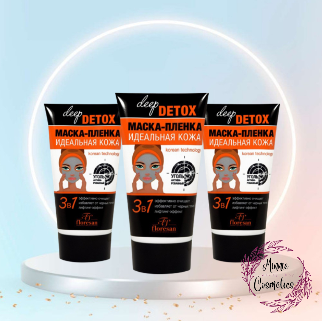 Mặt nạ than hoạt tính deep detox floresan - nga