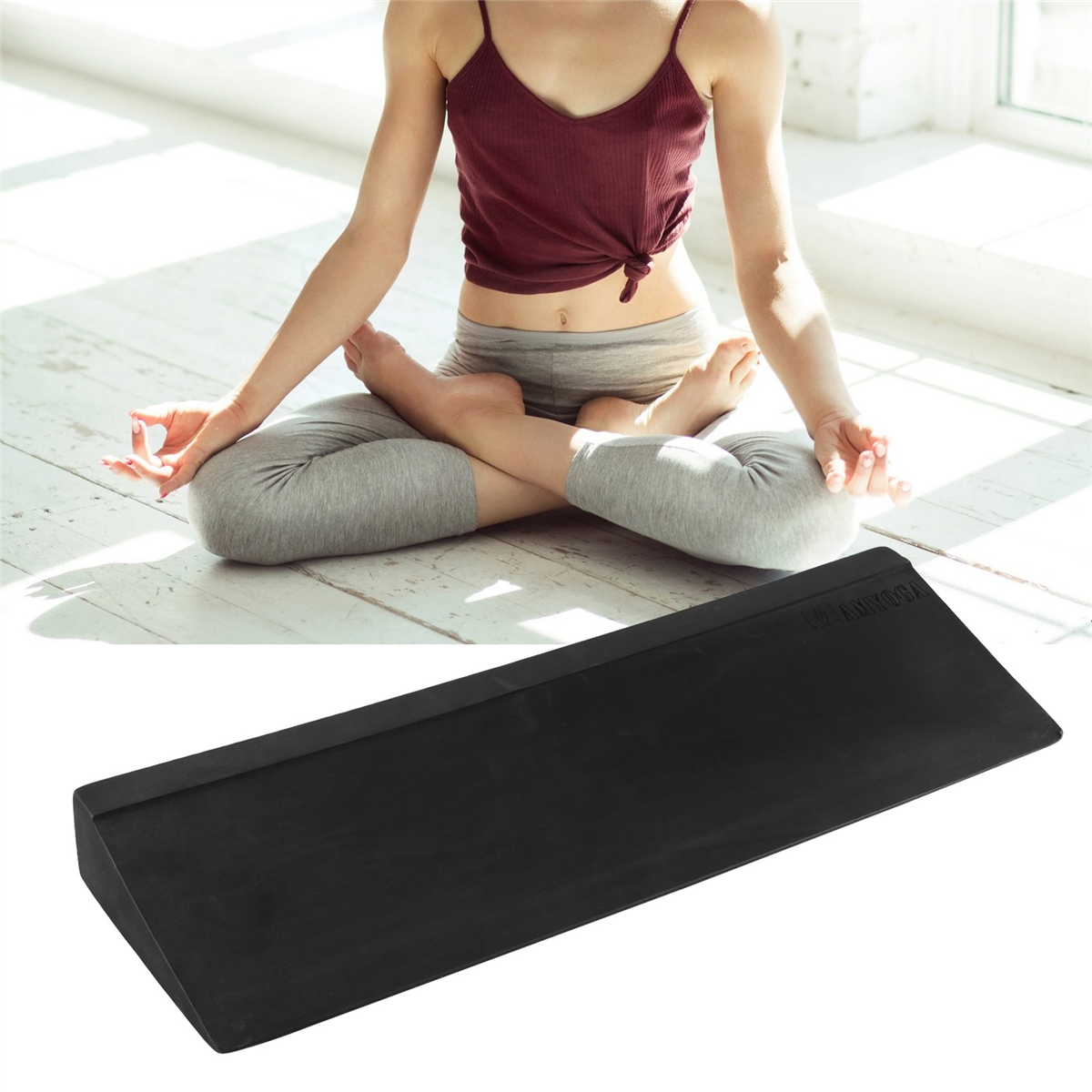 Yoga Inclined Board Foam Yoga Wedge Yoga Inclined Wooden Brick