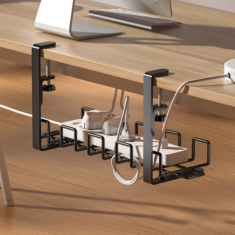 Adjustable plug-in storage rack, office desk cable management rack, cable battery data cable sorting and storage