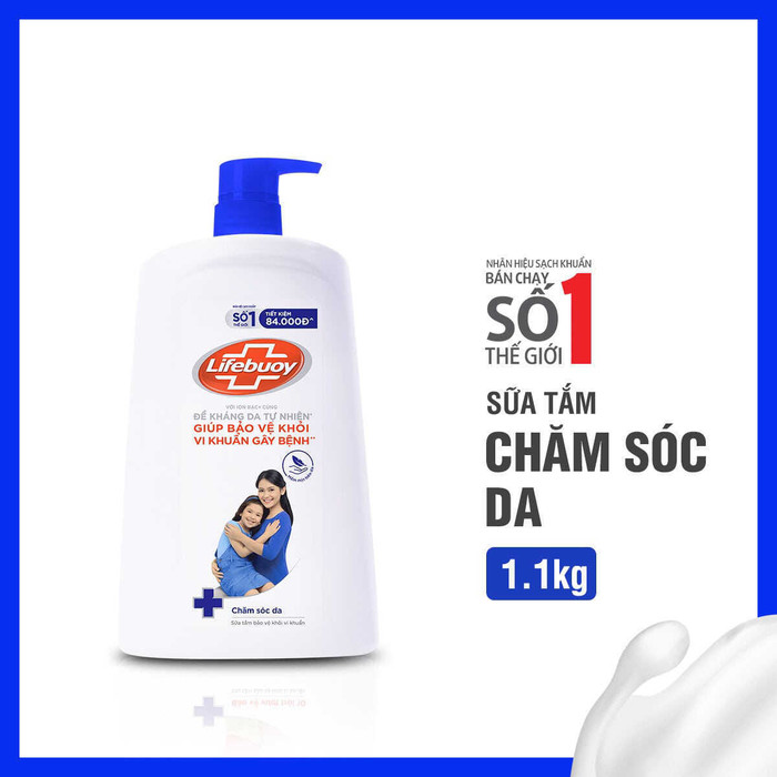 Sữa tắm Lifebuoy Chăm sóc da 1KG