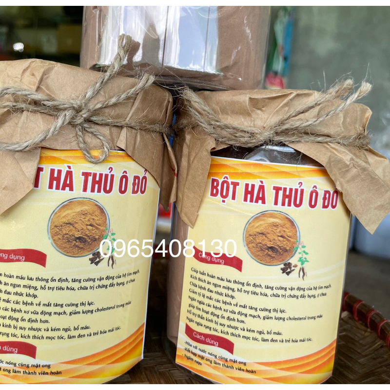 [CHÍNH HÃNG] Bột Hà Thủ Ô Nguyên Chất Đã Cửu Chưng Cửu Sái ( Tây Bắc 99 )