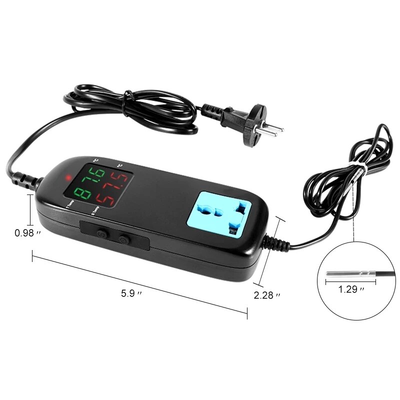 EU Plug Homebrew Fermentation Heating Belt & Temperature Controller For Plastic Spirits Beer Fermenter Bucket,Brewing Belt