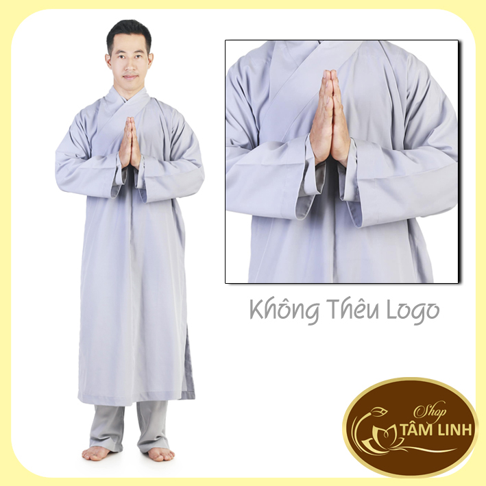 Áo tràng phật tử ( Vải kate) Nam & Nữ