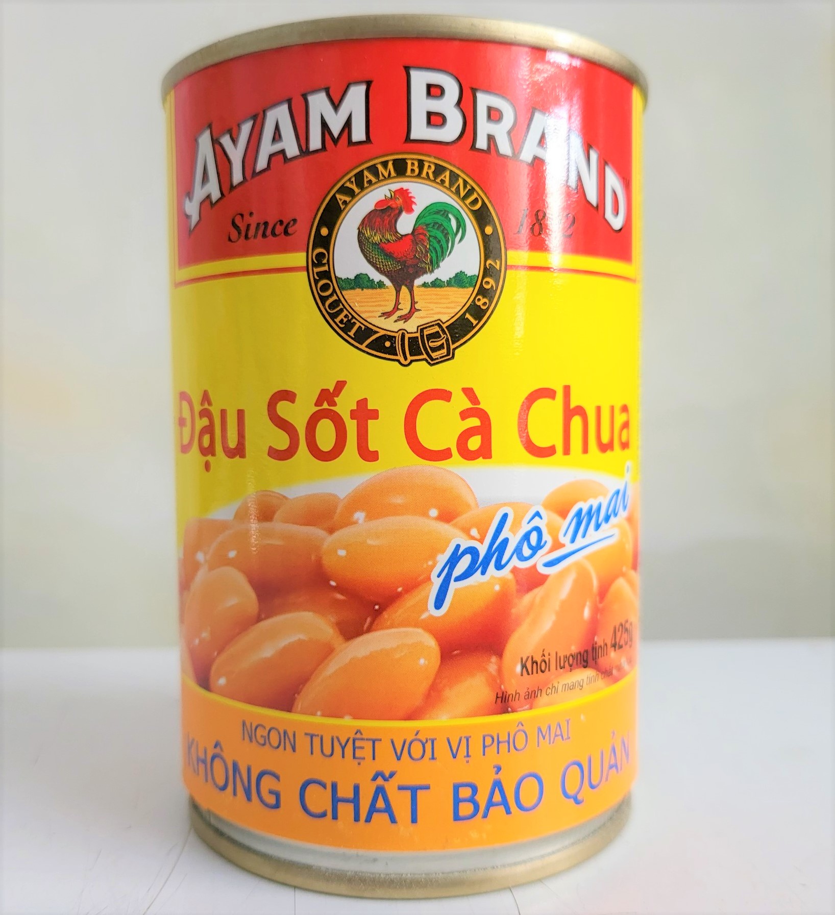 [Hộp 425g – PHÔ MAI] ĐẬU XỐT CÀ CHUA [VN] AYAM Baked beans in tomato sauce with cheese (halal)