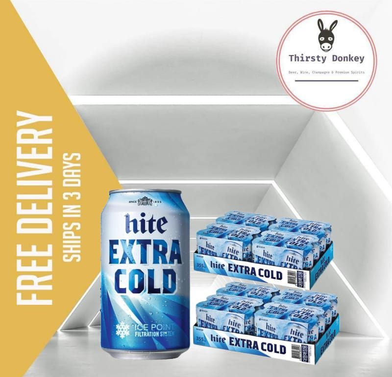 Hite Extra Cold (355ml x 24 cans) (Bundle of 2) BBD: 09/2024 | Lazada ...