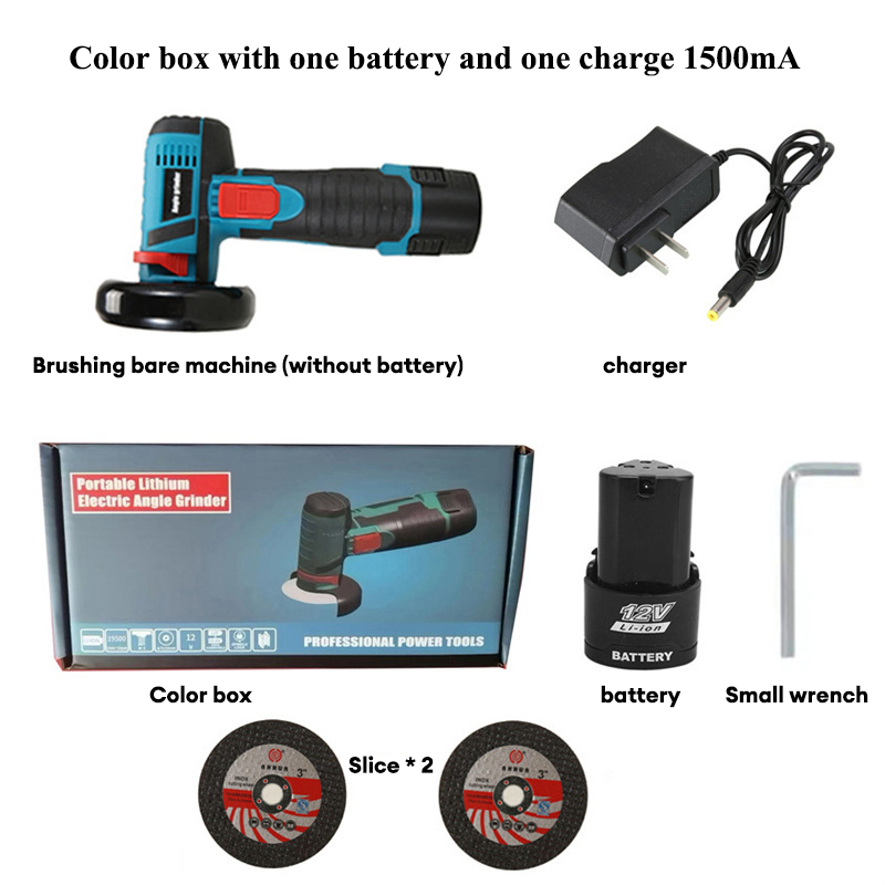 3-inch lithium angle grinder mini small household handheld cutting machine polishing machine