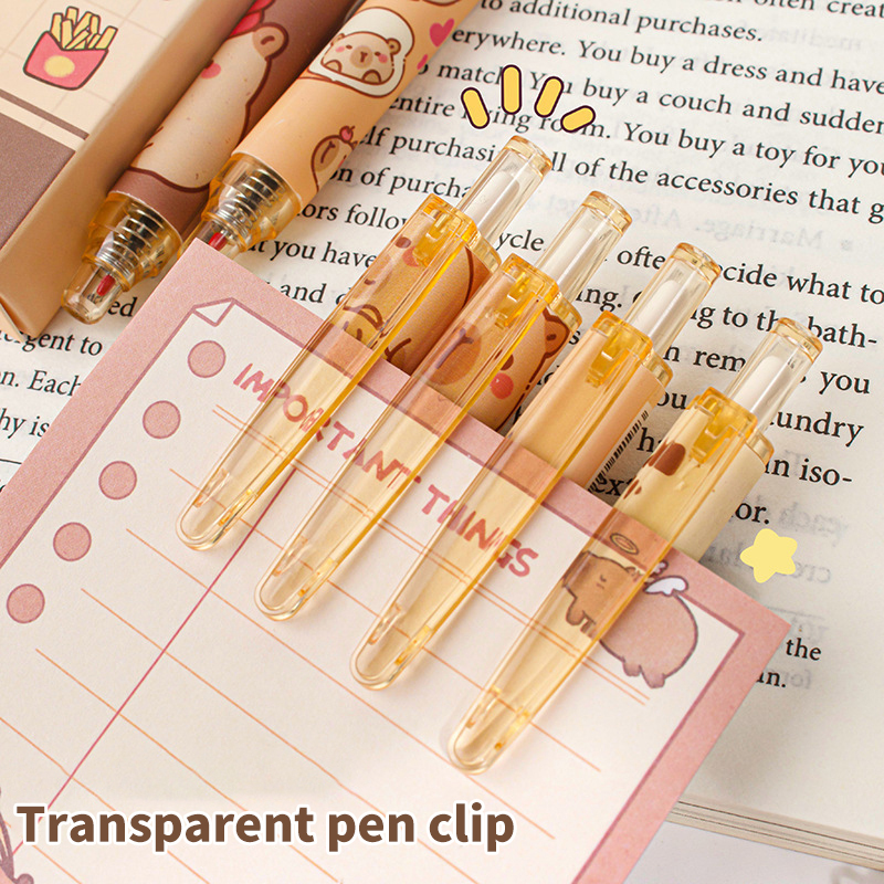 6Pcs%20Kawaii%20Capybara%20Gel%20Pen%20Set%20Black%20Blue%20Ink%20Quickly-Drying%20Cute%20Press%20Gel%20Pens%20Aesthetic%20Stationery%20School%20Office%20Supplies%20JINBING%20-%20Image%206