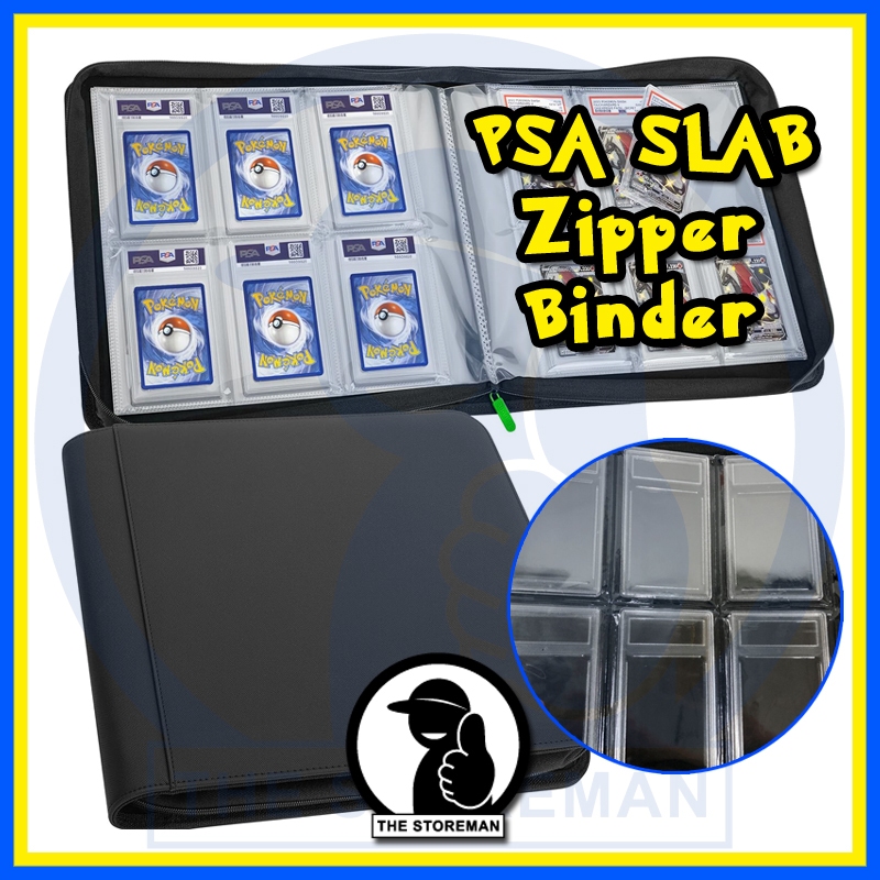 pokemon card slab binder FunGuys Graded Binder, 60 PSA Holder, 6 Pocket Graded Card Storage, Slab Binder, PSA Card Graded Display Case Album, Zipper Binder, MTG Card : Toys & Games GemLoader Slab Binder Review -