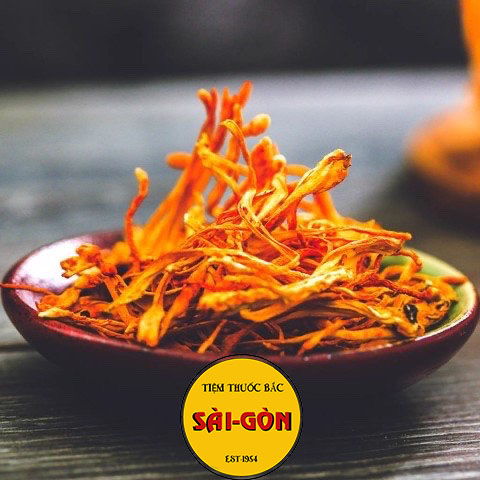 Đông Trùng Hạ Thảo Bông 100gram (Sấy Thăng Hoa)