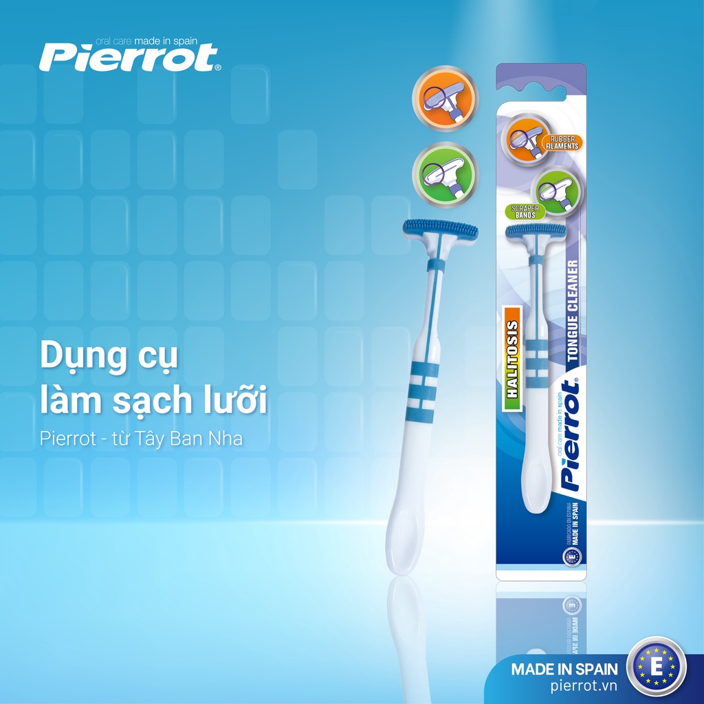 Dụng Cụ Vệ Sinh Lưỡi Pierrot
