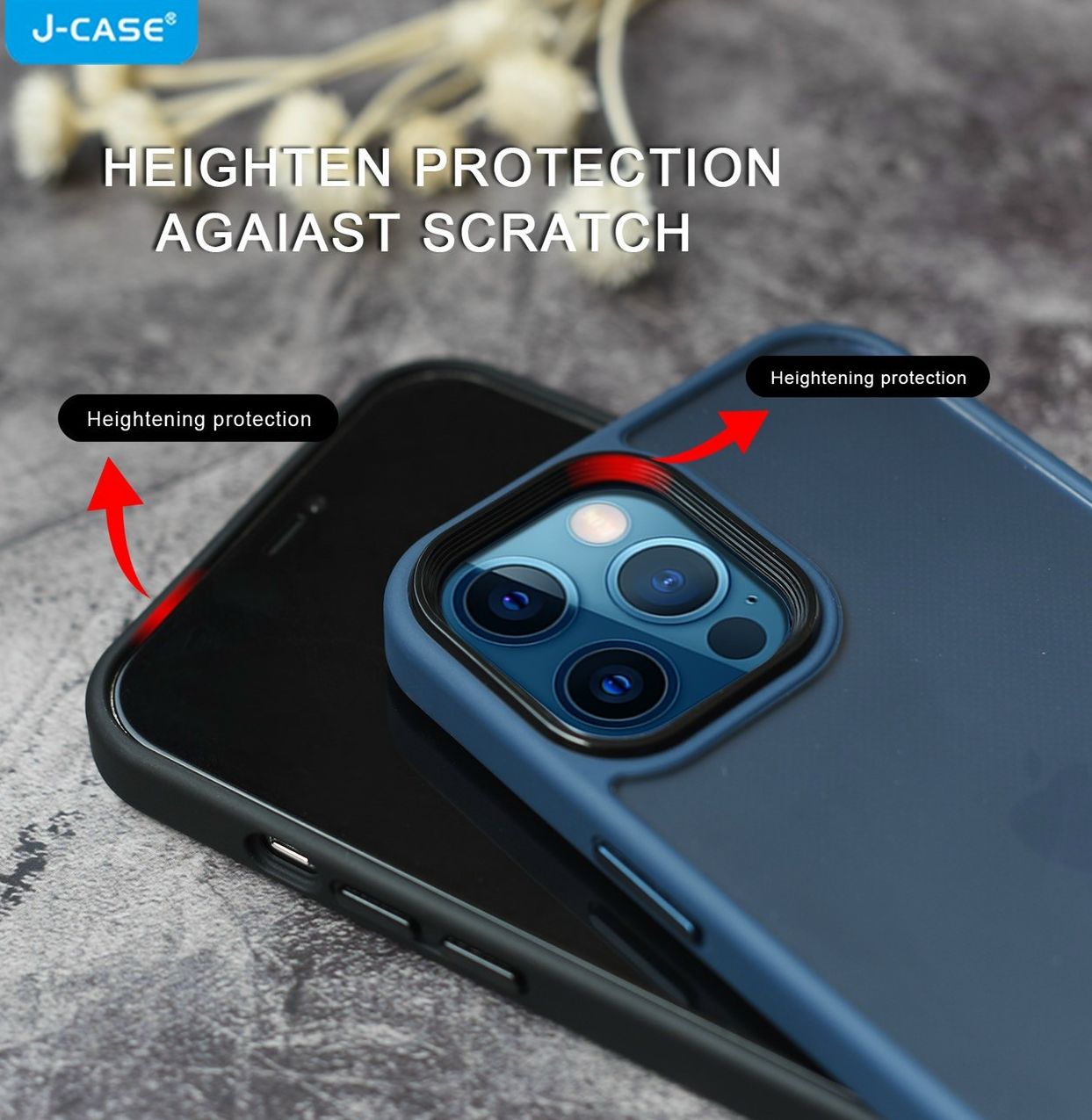 [ỐP LƯNG TRONG VIỀN MÀU] iPhone 13/ 13 Pro/ 13 Pro Max hiệu J-Case