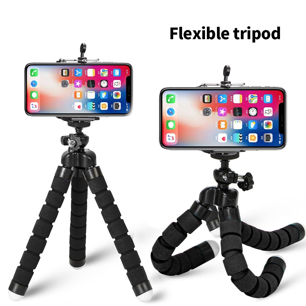 Sponge Tripod Octopus Bracket Universal Phone Sponge Tripod Octopus Sponge Mobile Phone Holder