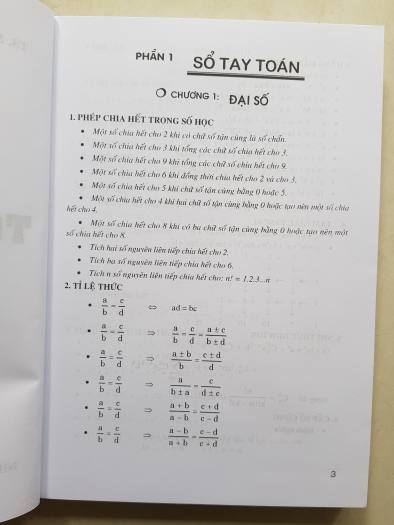 [Sách Chính Hãng] SỔ TAY TOÁN - LÍ - HÓA CẤP 3 - NTbooks