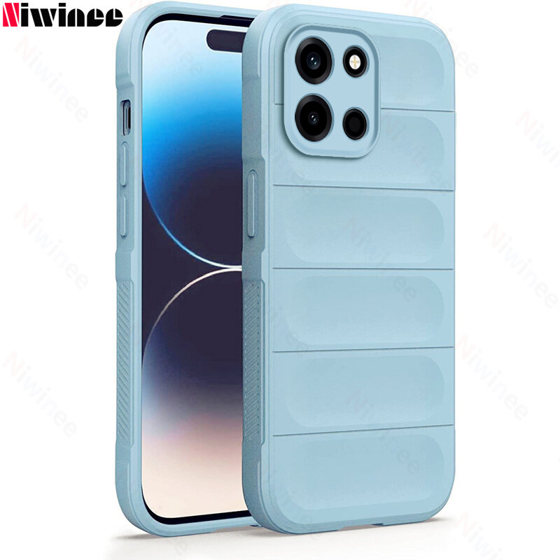 xprmy for OnePlus Nord 6 Phone Case Luxury Anti Fall Casing Silicone Shockproof Anti-fingerprint Back Cover.