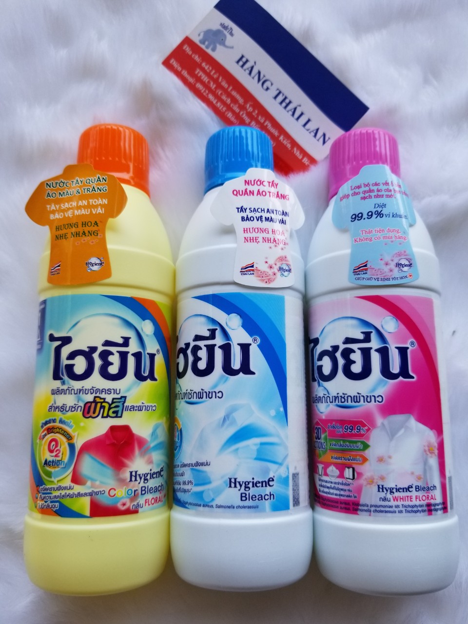 [HCM] Nước tẩy quần áo Hygiene Thái Lan 250ml