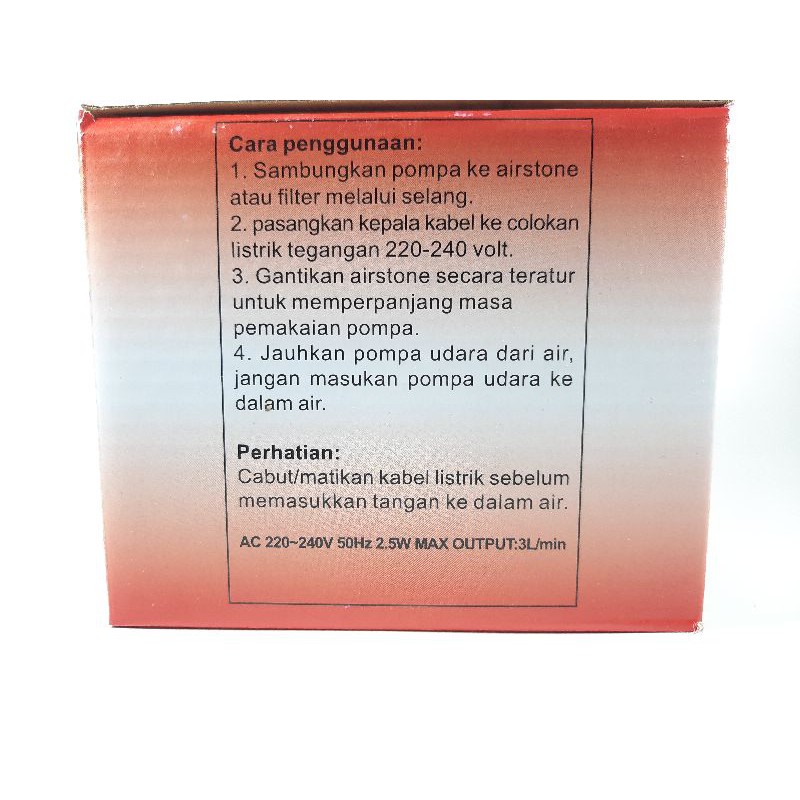 Pompa Udara Airpump aerator HIKARI HK AC 9901 Oksigen udara