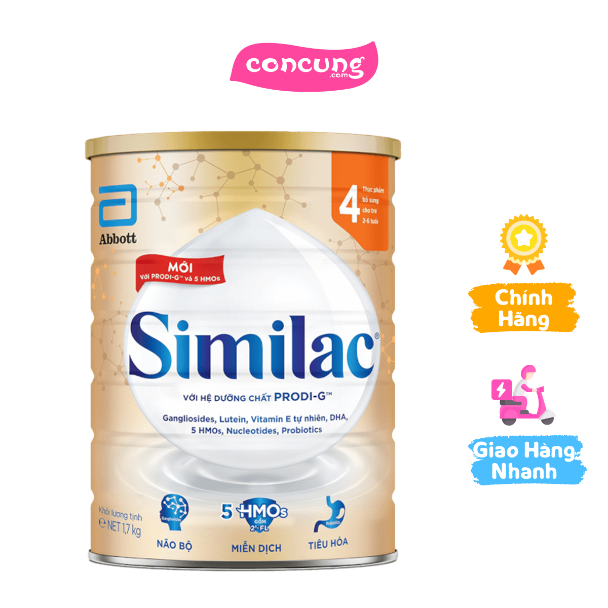 Sữa Similac 5G số 4 1,6kg (2-6 tuổi)