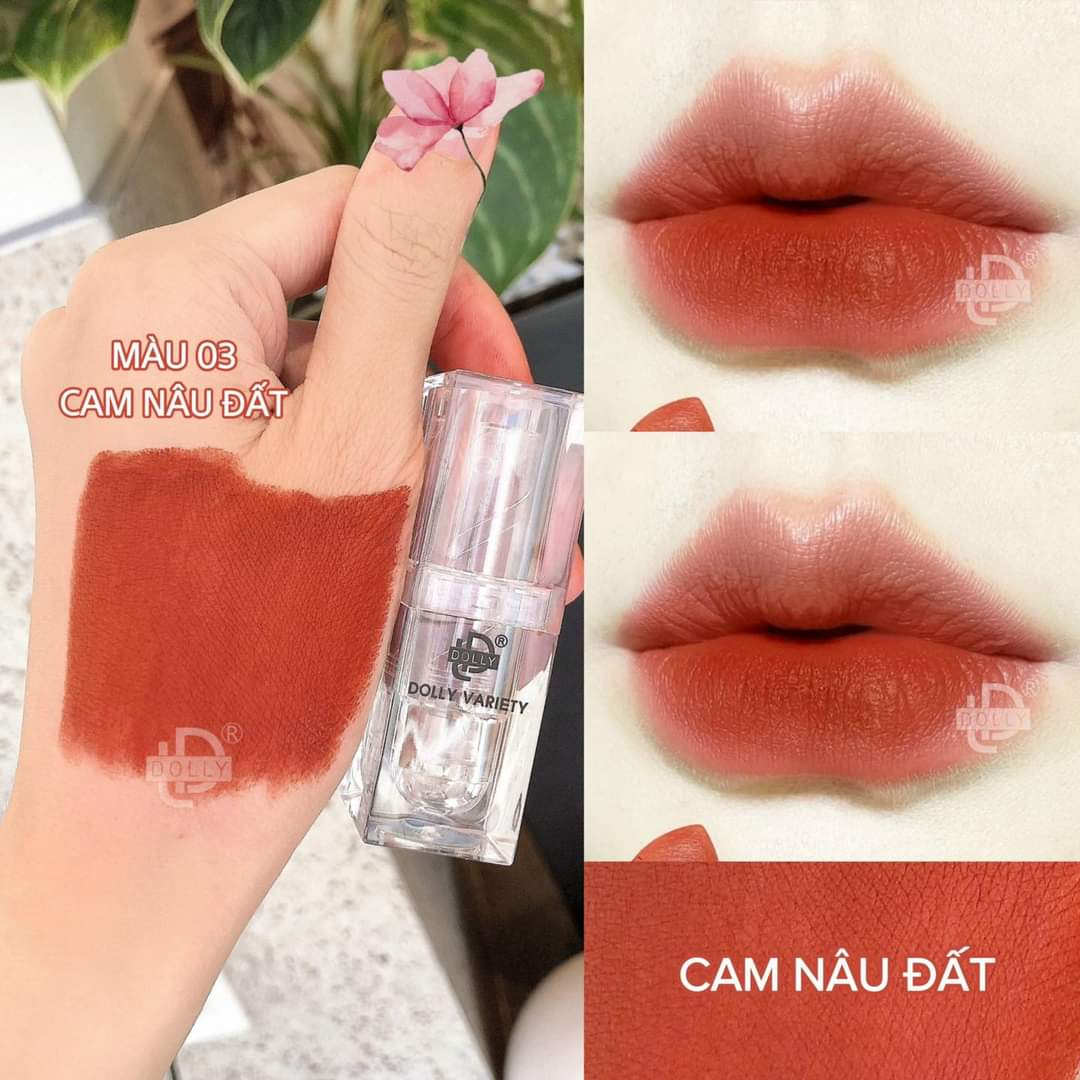 Son Lì Son Sáp VARIETY DOLLY Không Chì Cao Cấp  