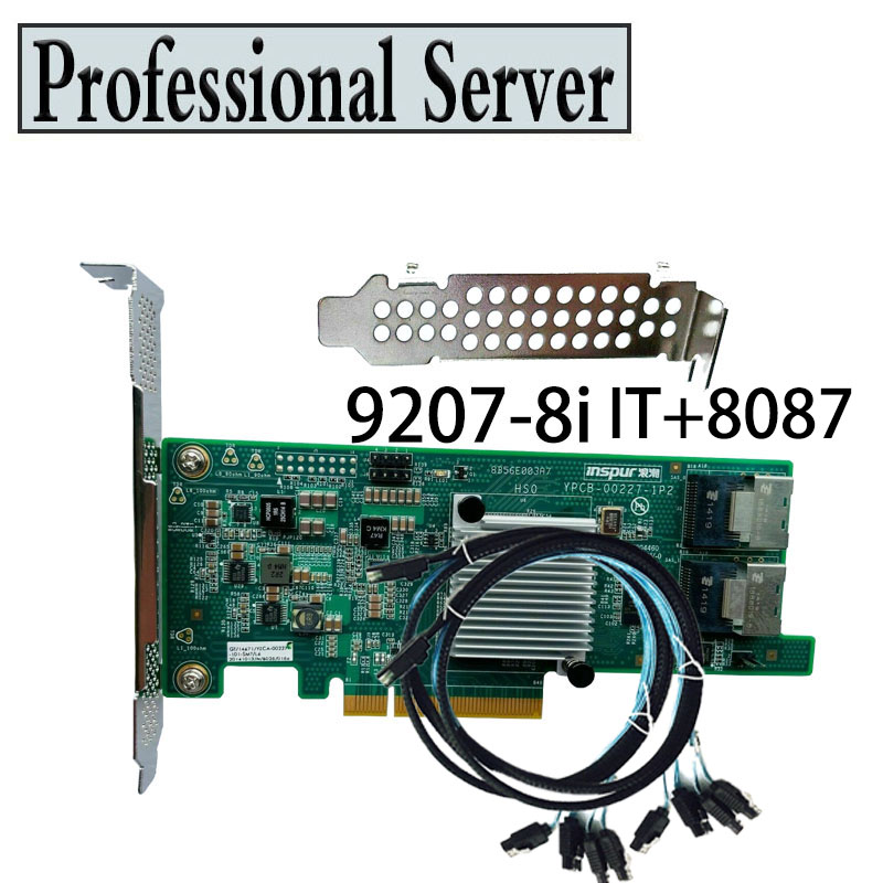 【TheToolDepot】 INSPUR 9207-8i 6Gbps HBA LSI FW:P20 IT Mode ZFS FreeNAS unRAID 2* SFF-8087 SATA Giá 589,170 Đồng*Miễn phí vận chuyển