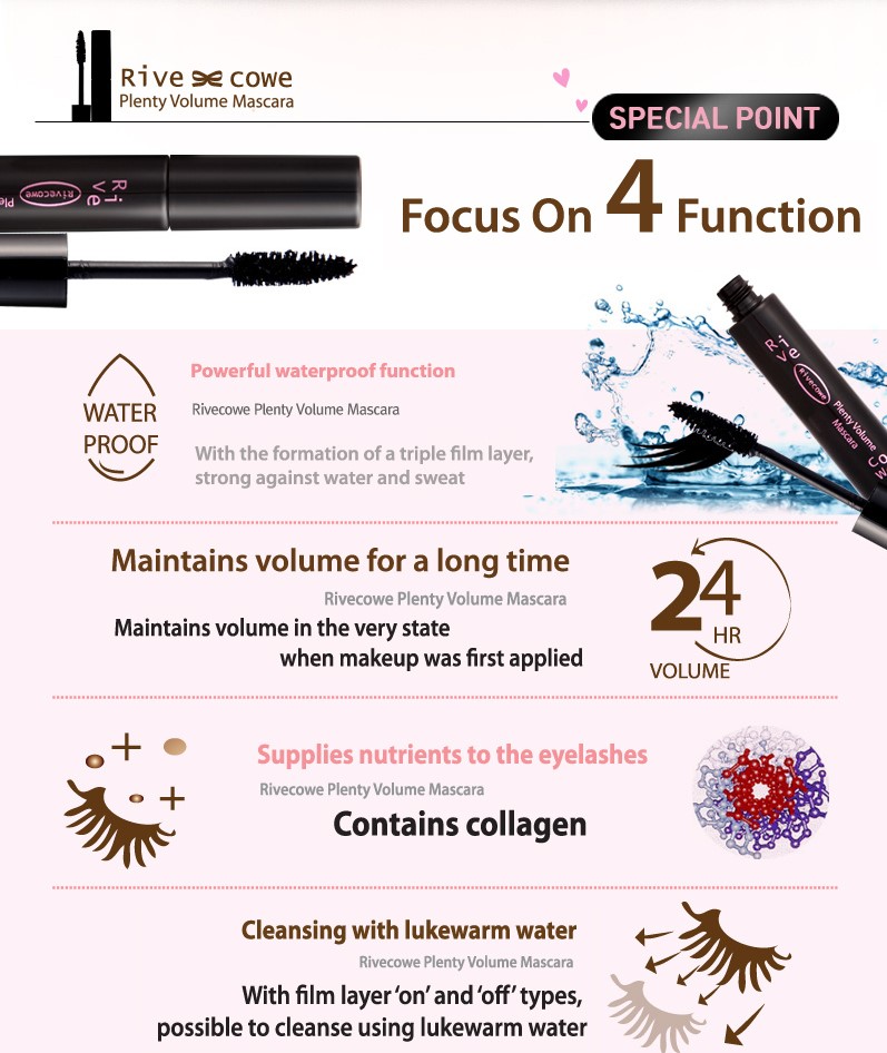 [Rivecowe] Plenty Volume Mascara