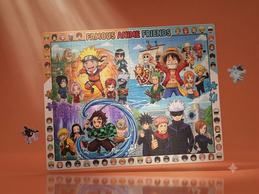108 Pieces Jigsaw Puzzle Large Size 13x10.5 Inch Educational Learning Material & Toy.