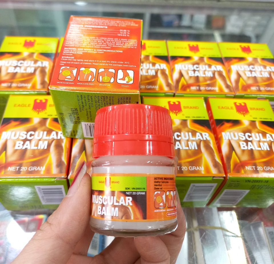 Cao xoa bóp muscular balm giảm đau vai, đau lưng