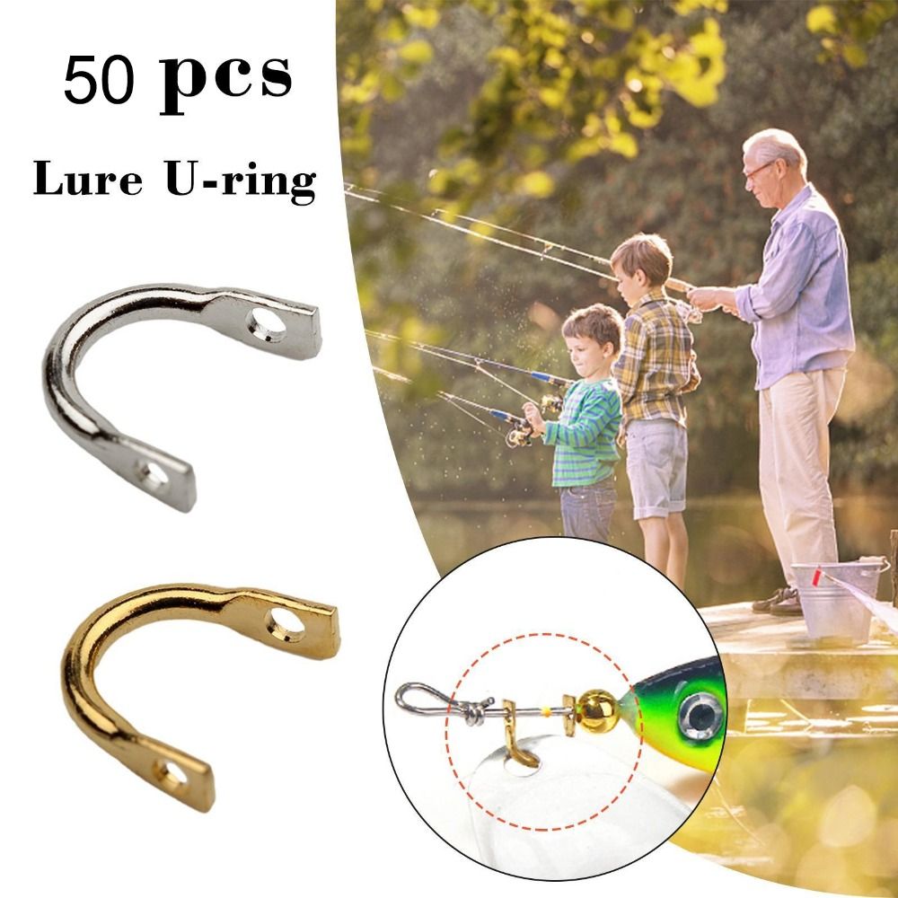 Drag Catch Rotating Ring U-Shaped Connector Making Sea Fishing Buckle ...