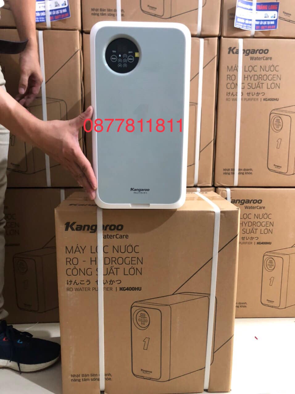 Kangaroo Hydrogen Kg400Hu Water Purifier - Installed