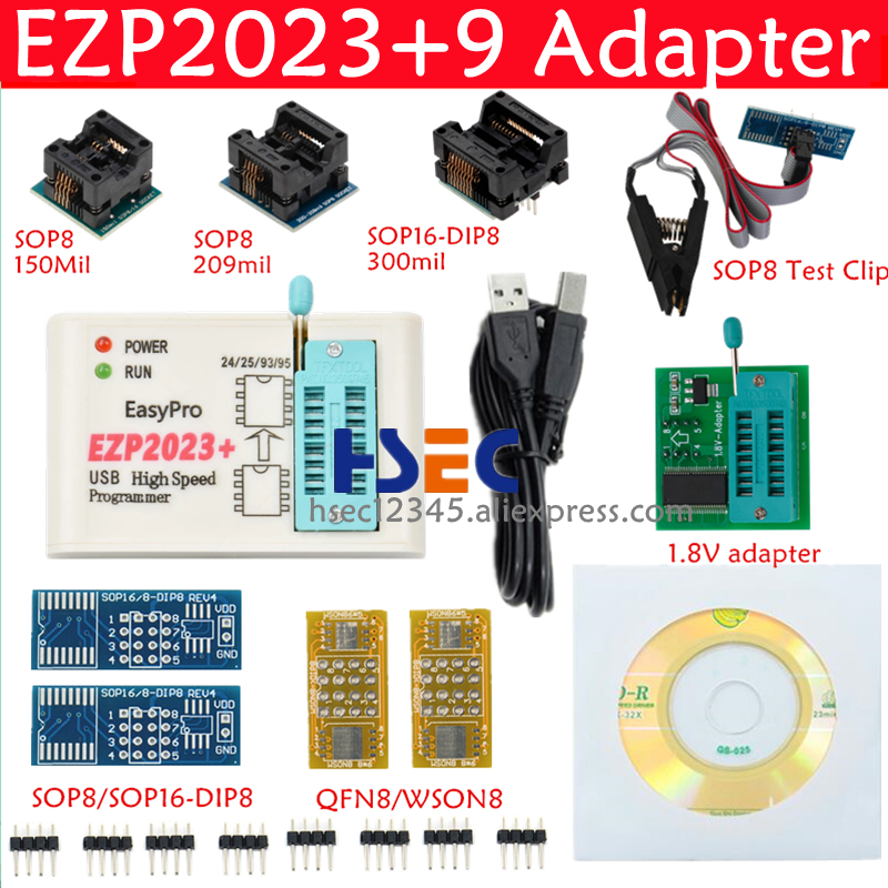 【Must-Have Gadgets】 High-Speed USB SPI Programmer Supports 24, 25, 93, 95 EEPROM & Flash BIOS ChipsEZP2023.