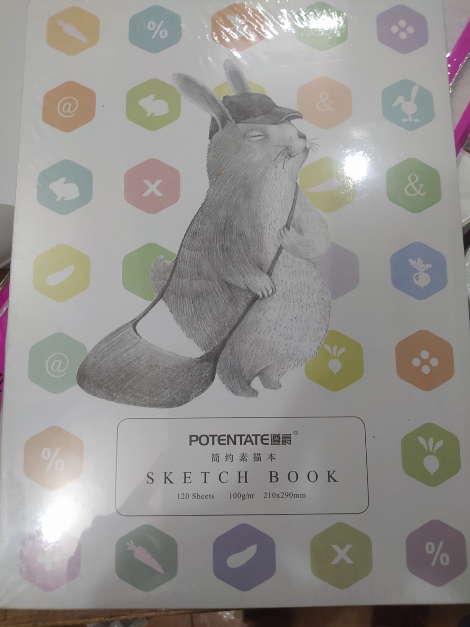 Sổ vẽ potentate sketchbook A5/A4 100gsm(120tờ, smooth)