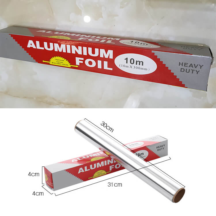 Cuộn Giấy Bạc Bọc Thực Phẩm Gói Nướng Thịt Khổ Bản 30cm Dài 5m