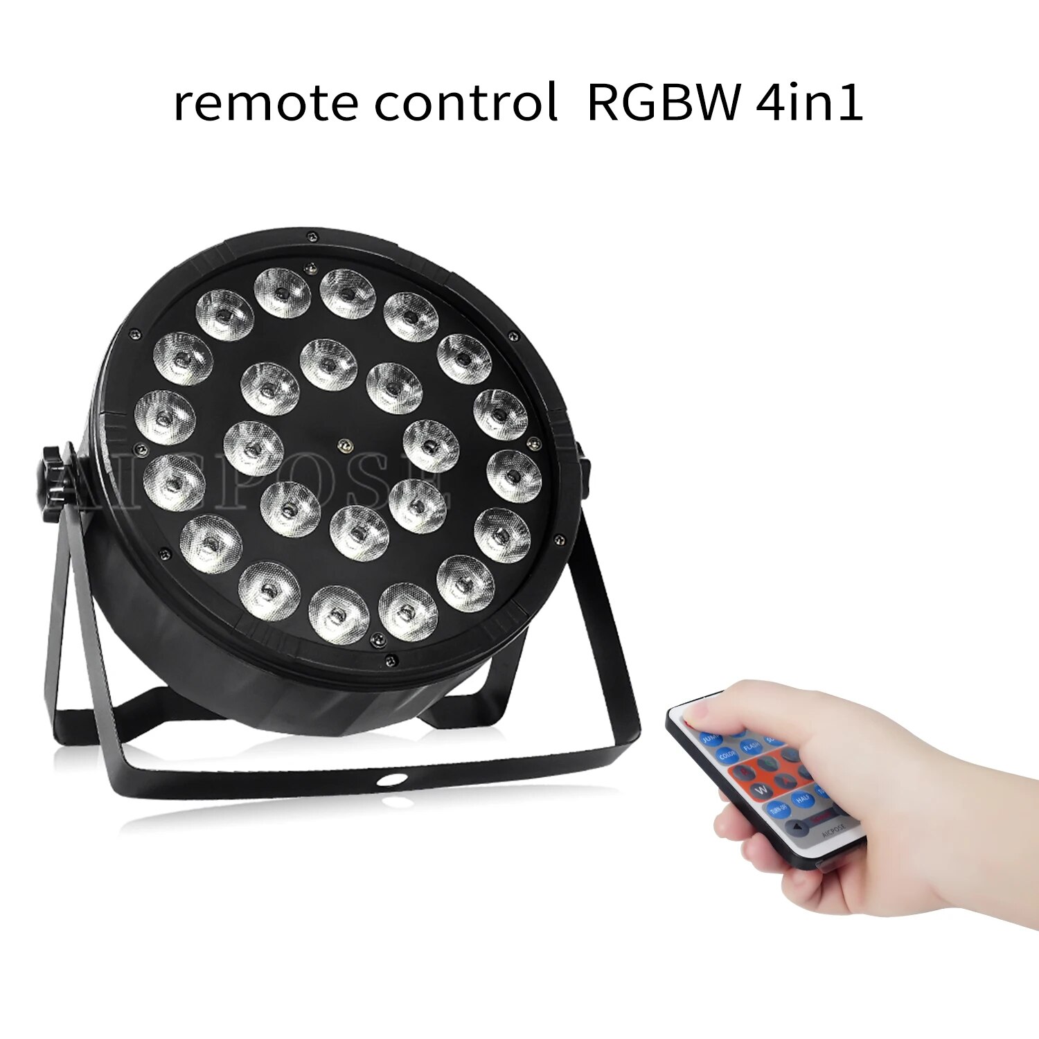 Remote Control LED Par Light 18X12w 24X12w RGBW 4 In 1 With DMX512 Disco Lights Stage DJ Wedding