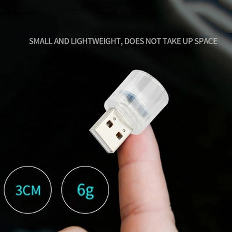 Đèn led mini usb cho xe hơi đèn trang trí cho nội thất ô tô máy tính bảng-INTL