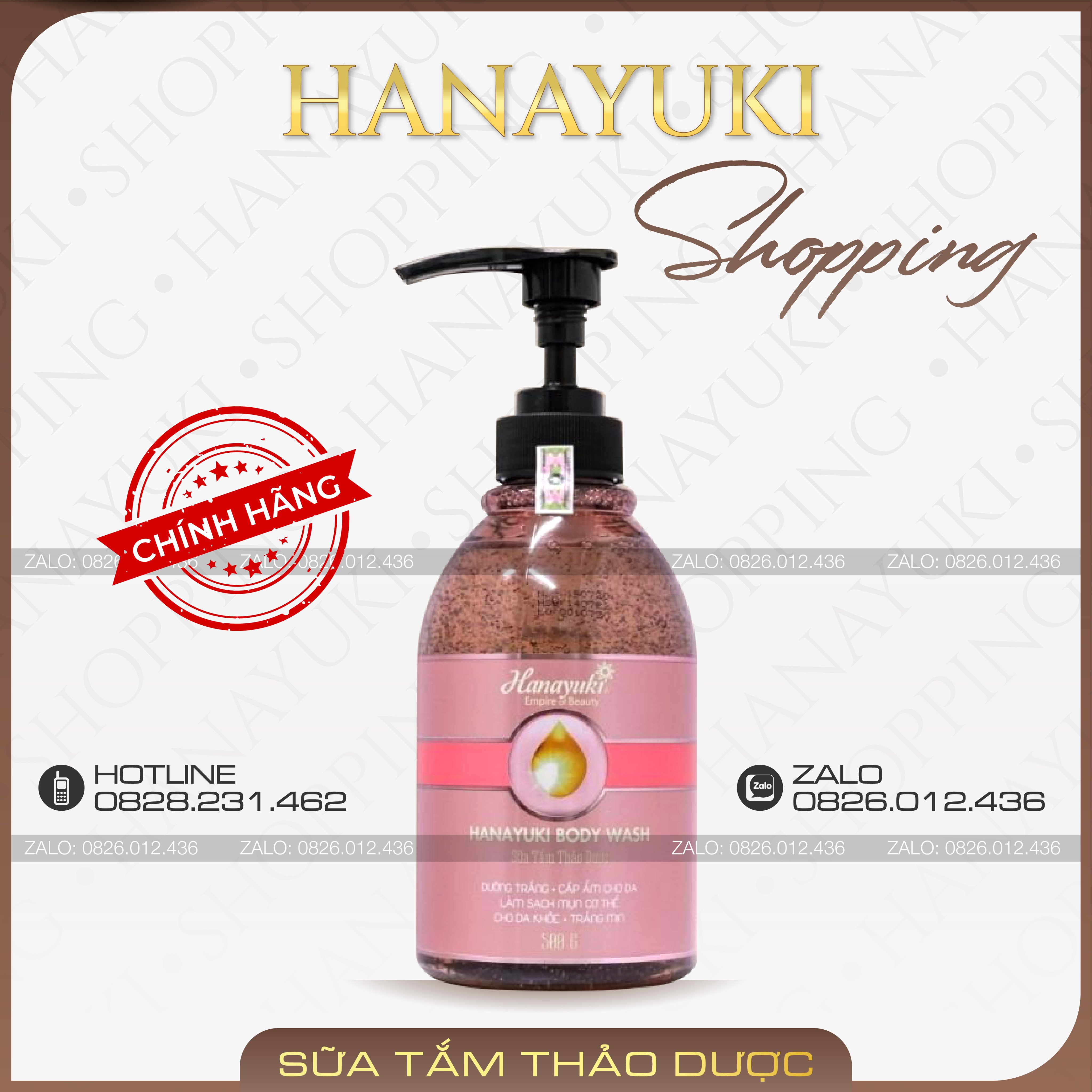 [HCM]Sữa Tắm Hanayuki Body Wash