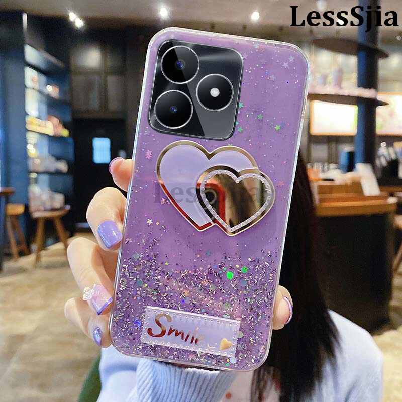 Phone%20Cases%20For%20Realme%20Note%2050%204G%20Back%20Case%20Glitter%20Soft%20Transparent%20Be%20Love%20Makeup%20Mirror%20Stars%20Moon%20For%20Realme%20Note%2050%20Phone%20Casing%20-%20Image%204