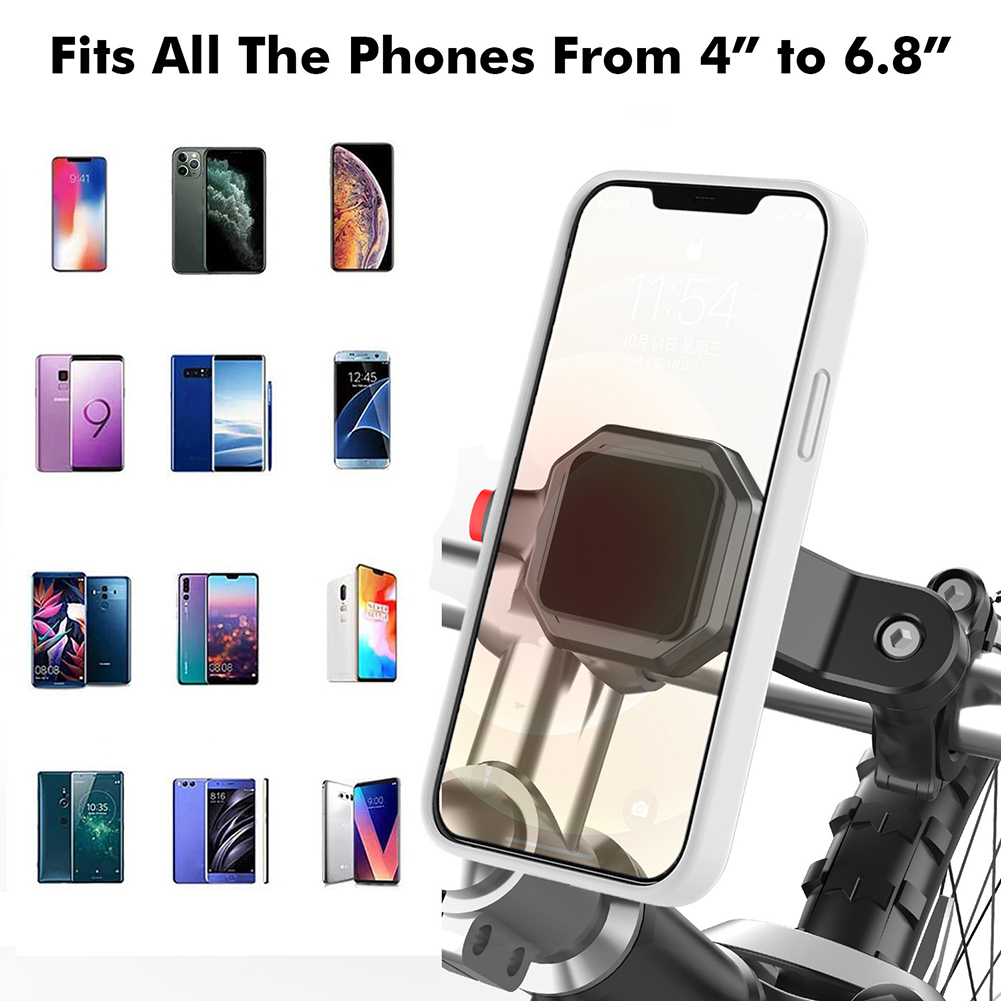 MTB Bike Motorcycle Phone Holder Bracket Bicycle Navigation Support Rack