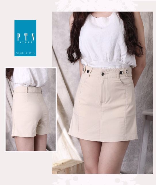 Quần short thô giả váy