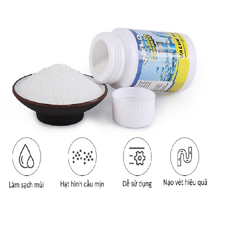 Bột thông tắc cống , ông nươc  bột thông cực mạnh VALUE PACK 110G
