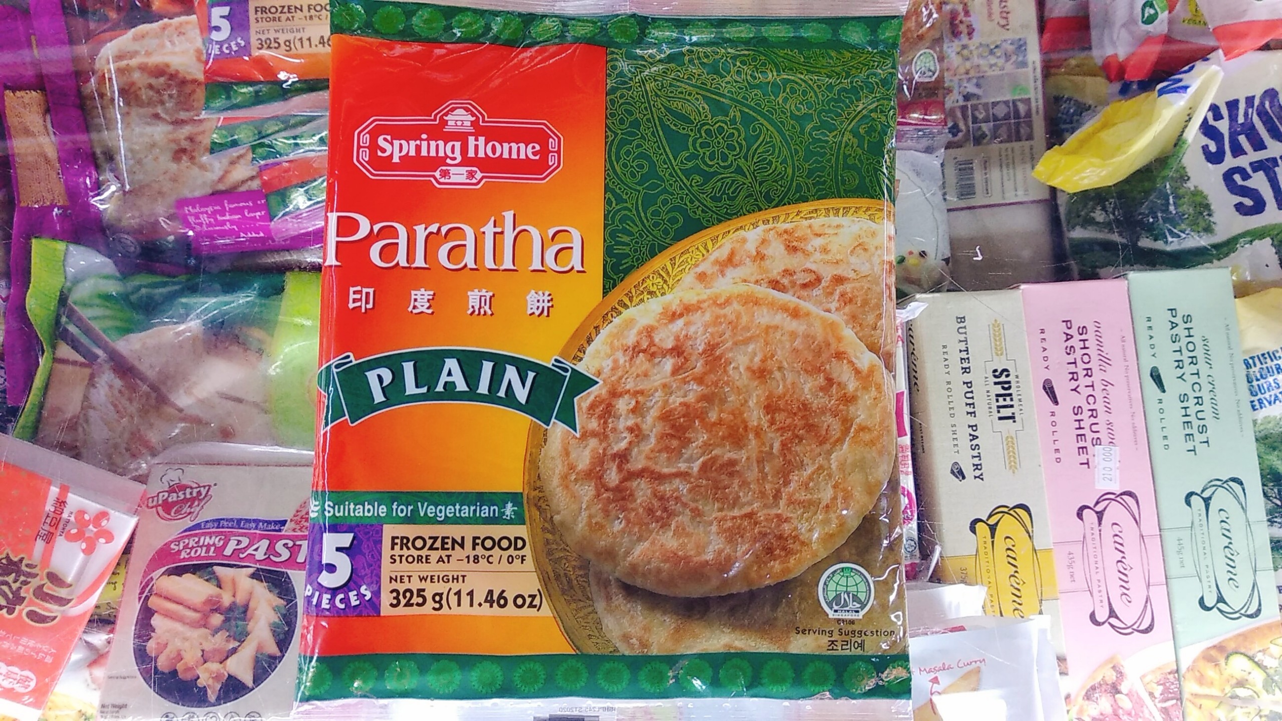 (Chỉ Giao Hà Nội)Vỏ Bánh Paratha Roti hiệu Spring Home 325g 5pcs